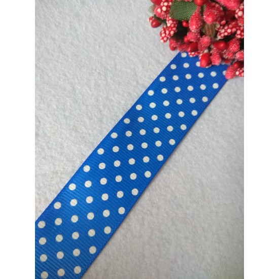 Лента репсовая с рисунком 25мм, цена за 1 м